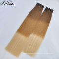 Thick Bottom Russian Human Hair Extensions Weft 613 Color